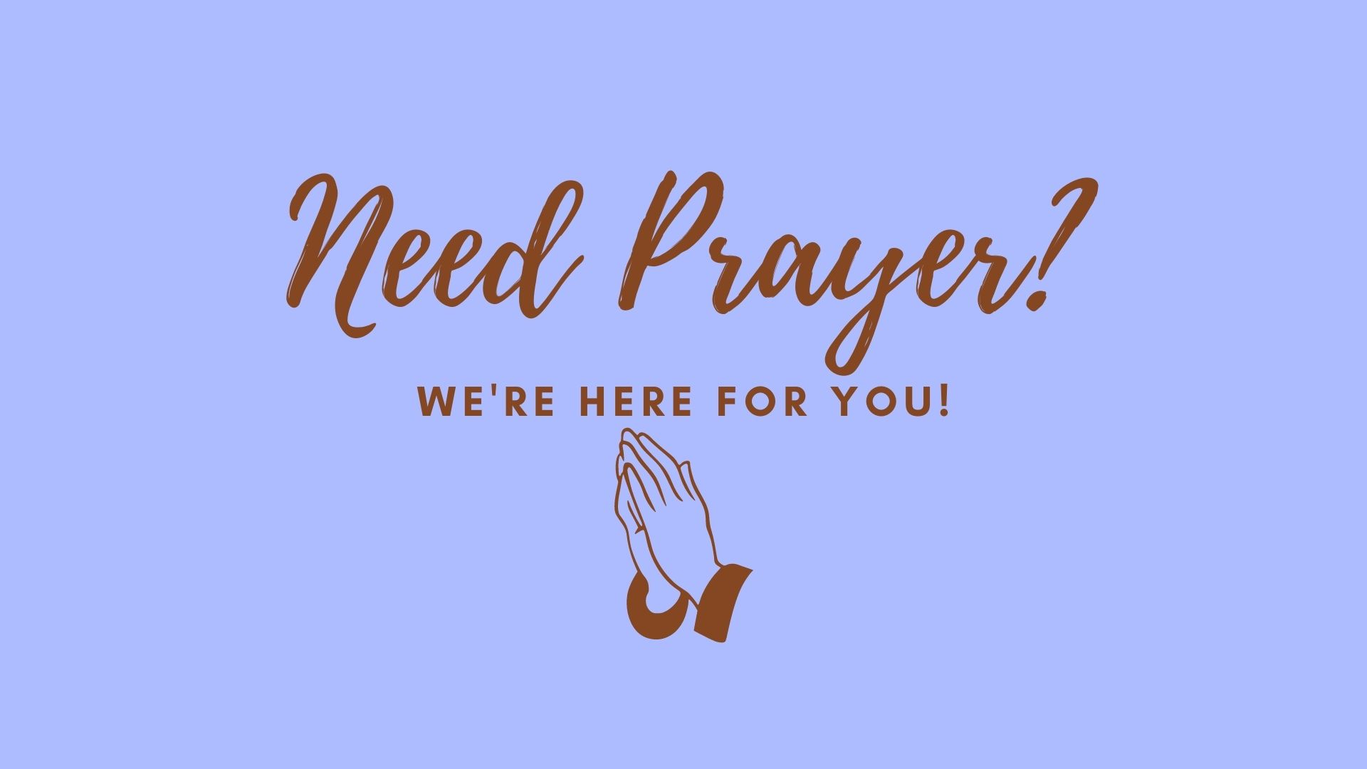 Need prayer? We’re here for you! St. Anastasia