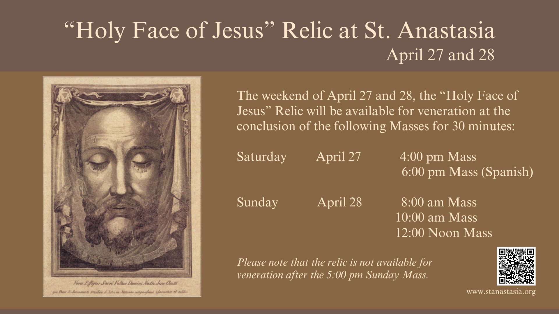 Holy Face of Jesus Relic