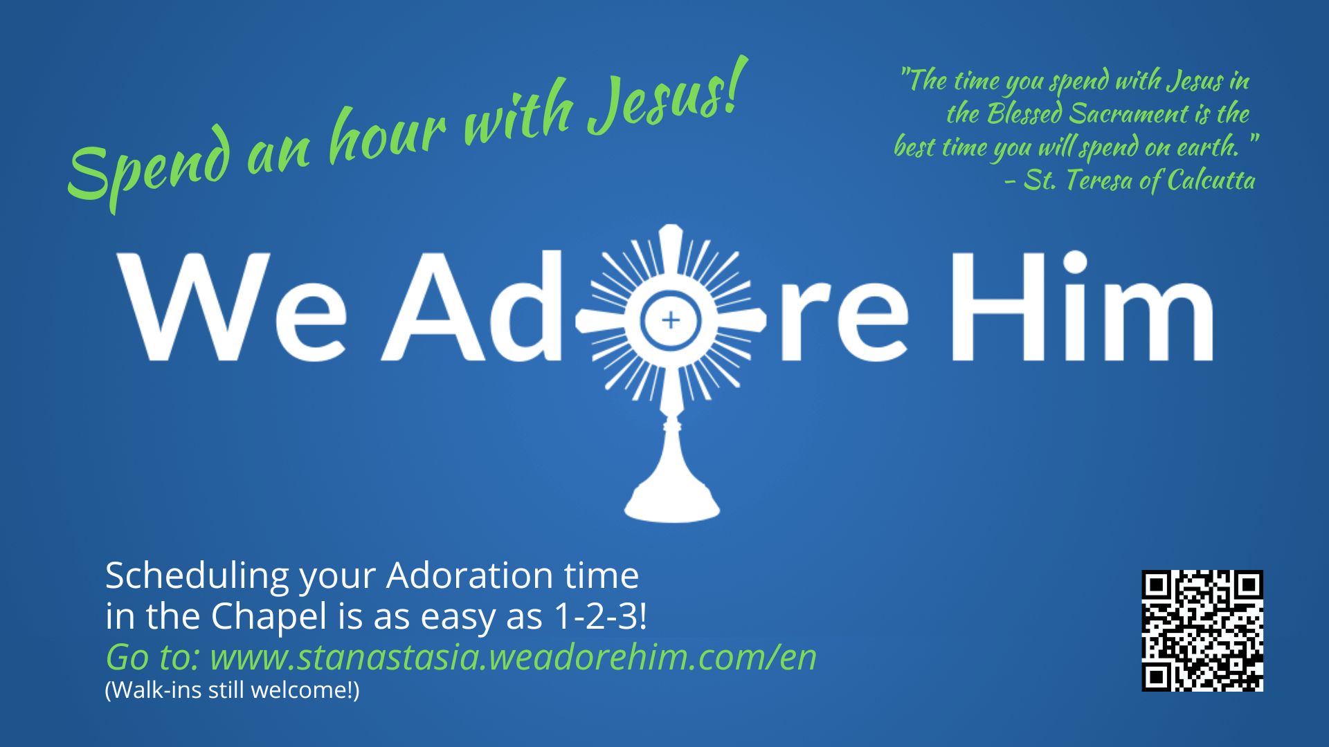 New Program for Adoration